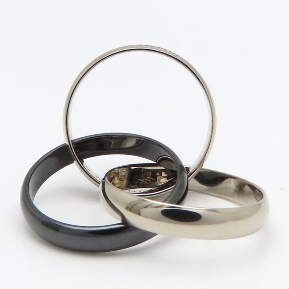 Cartier 18k Silver Trinity Ring #54 View 6